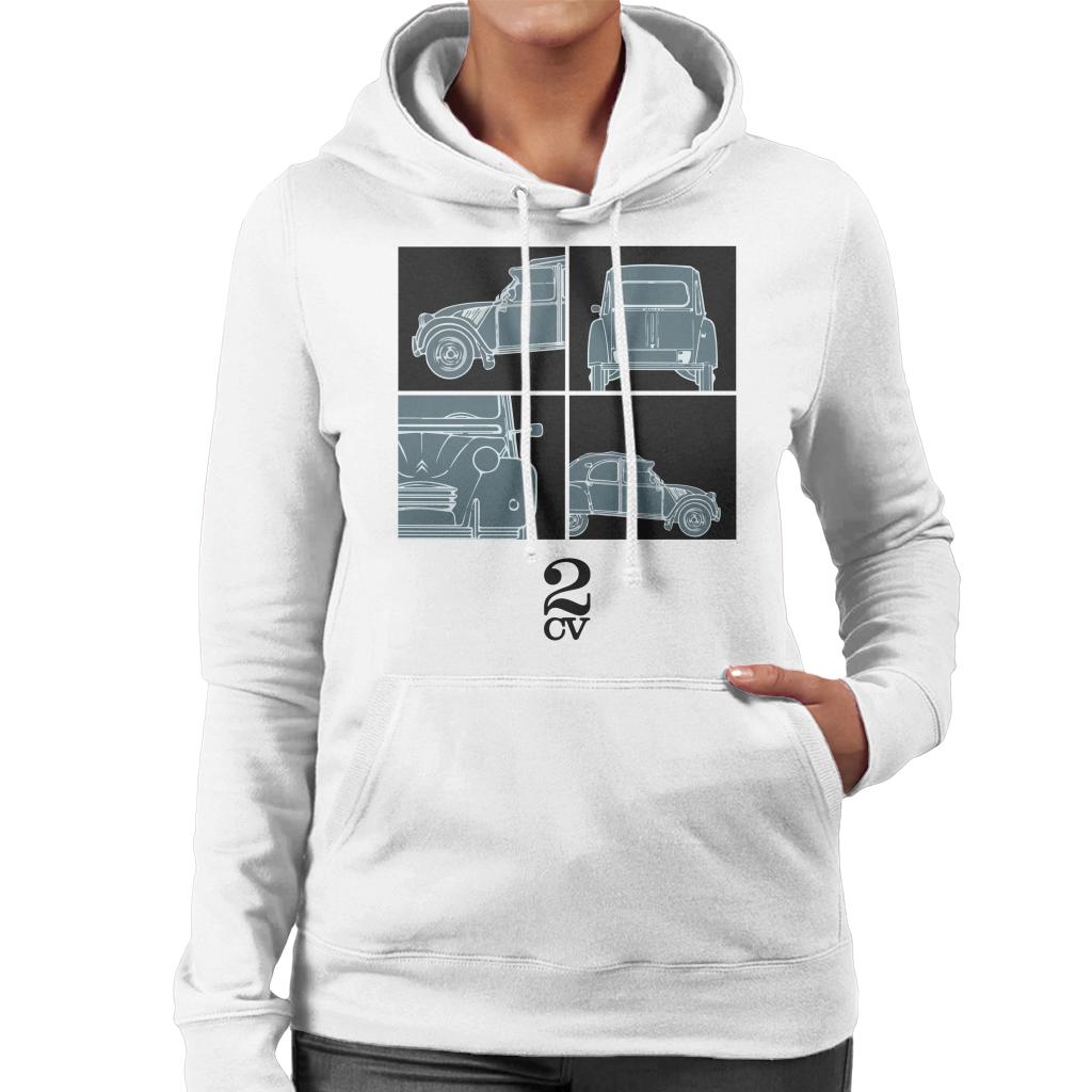 Citroën 2CV Black Glamour Close Ups Women's Hooded product image 4