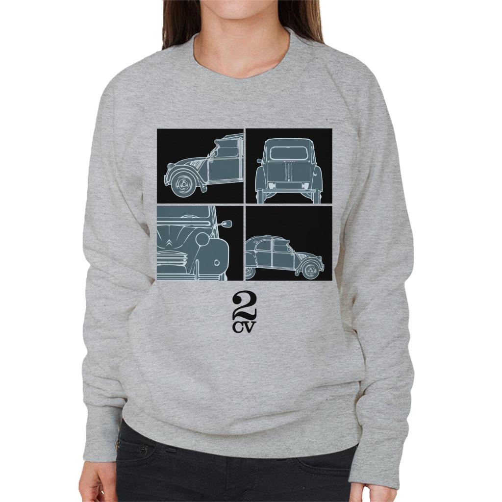 Citroën 2CV Black Glamour Close Ups Women's Sweatshirt product image 1