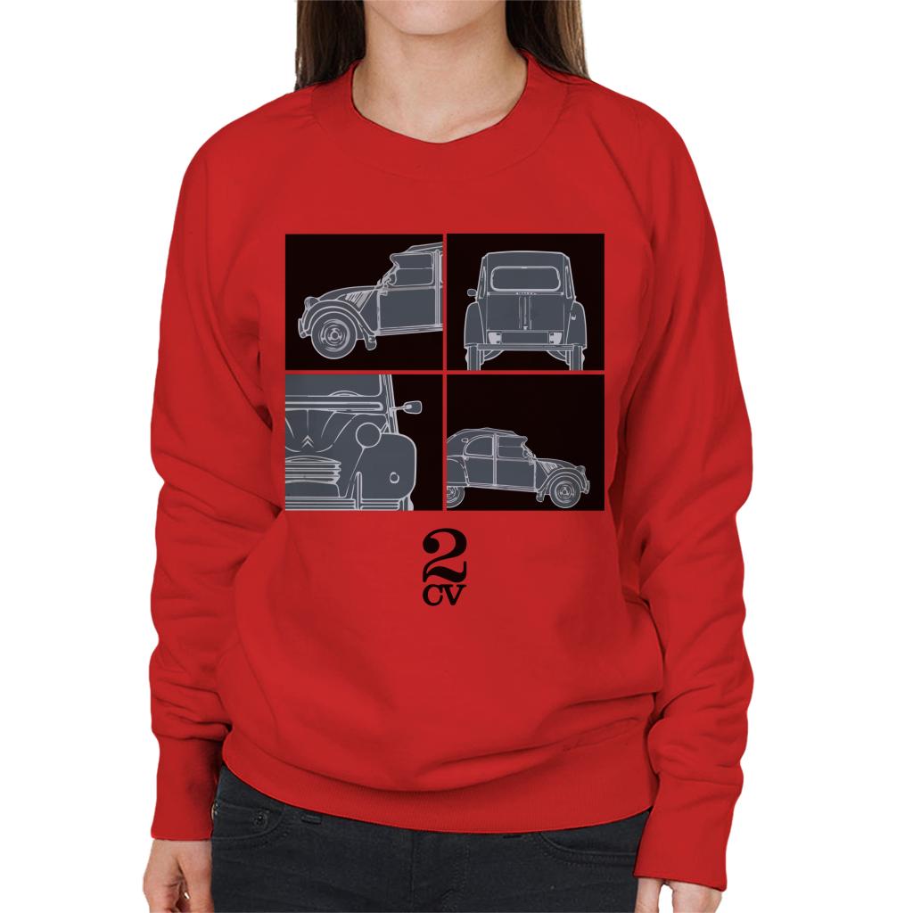 Citroën 2CV Black Glamour Close Ups Women's Sweatshirt product image 6