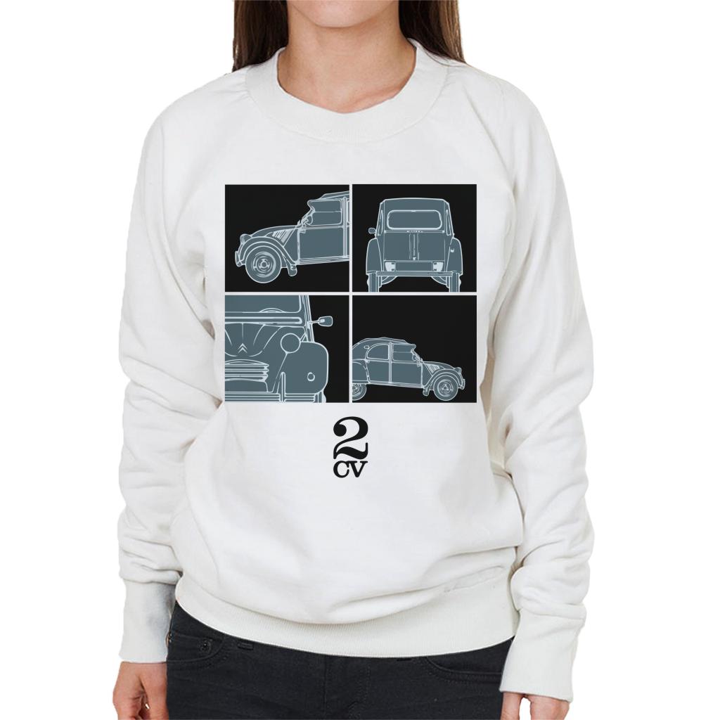 Citroën 2CV Black Glamour Close Ups Women's Sweatshirt product image 4