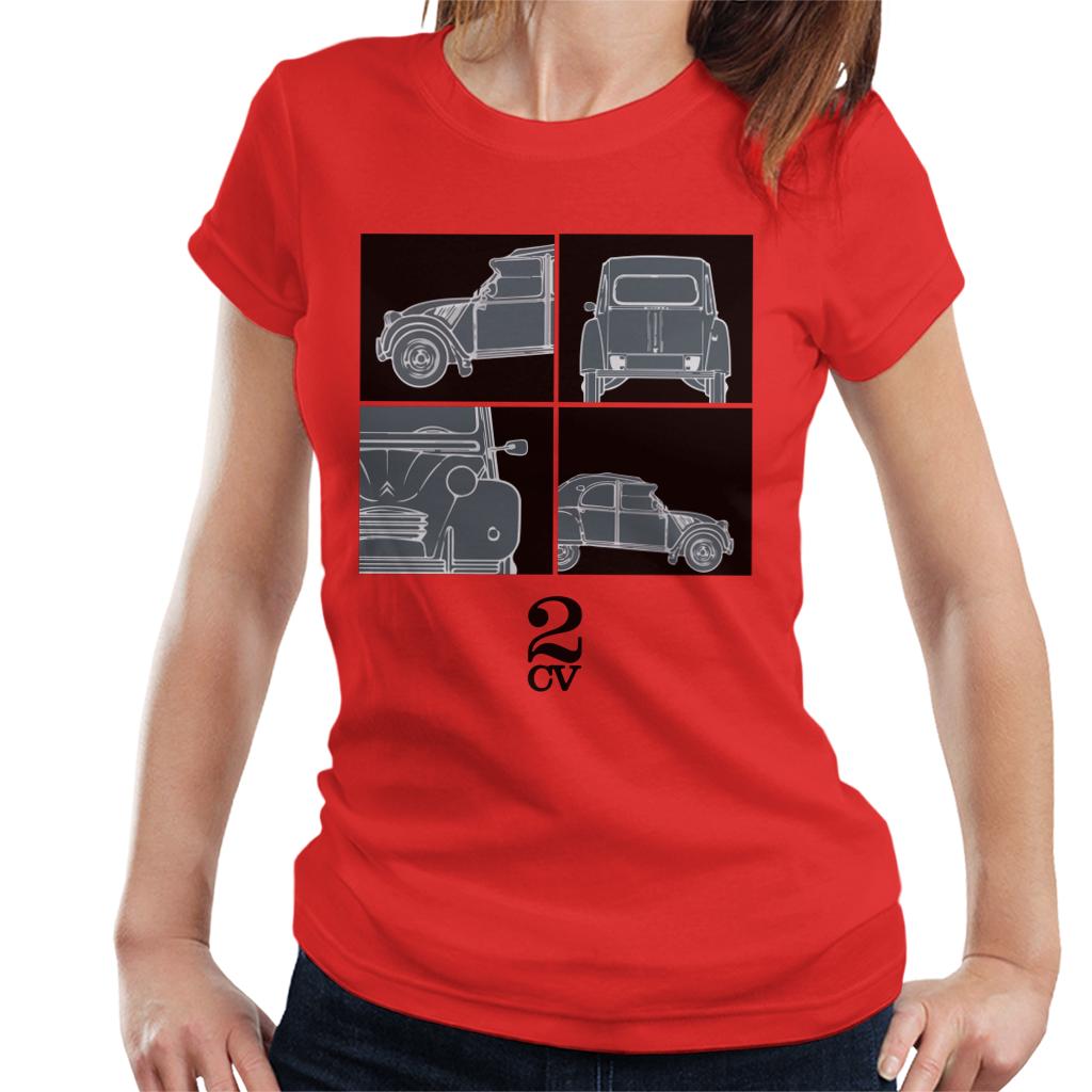 Citroën 2CV Black Glamour Close Ups Women's T-Shirt product image 6