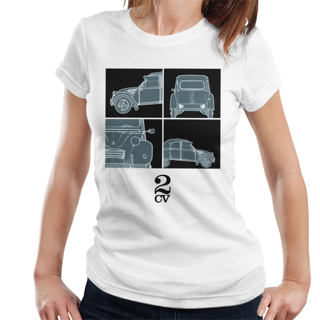 Citroën 2CV Black Glamour Close Ups Women's T-Shirt product image 4