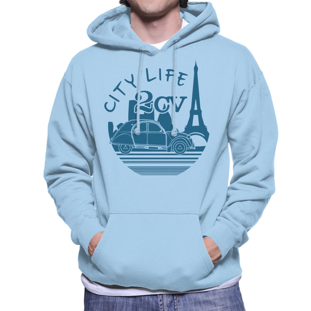 Citroën 2CV City Life Paris For Light Men's Hooded product image 6