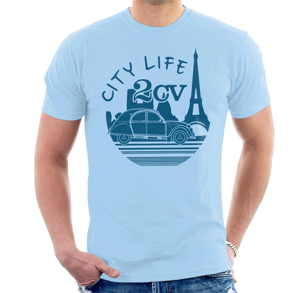 Citroën 2CV City Life Paris For Light Men's T-Shirt product image 6