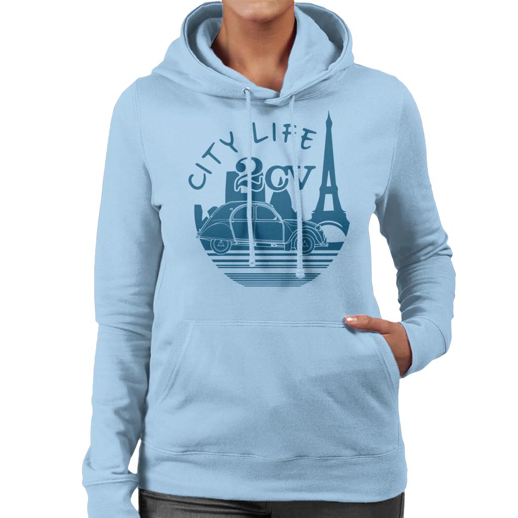 Citroën 2CV City Life Paris For Light Women's Hooded product image 6