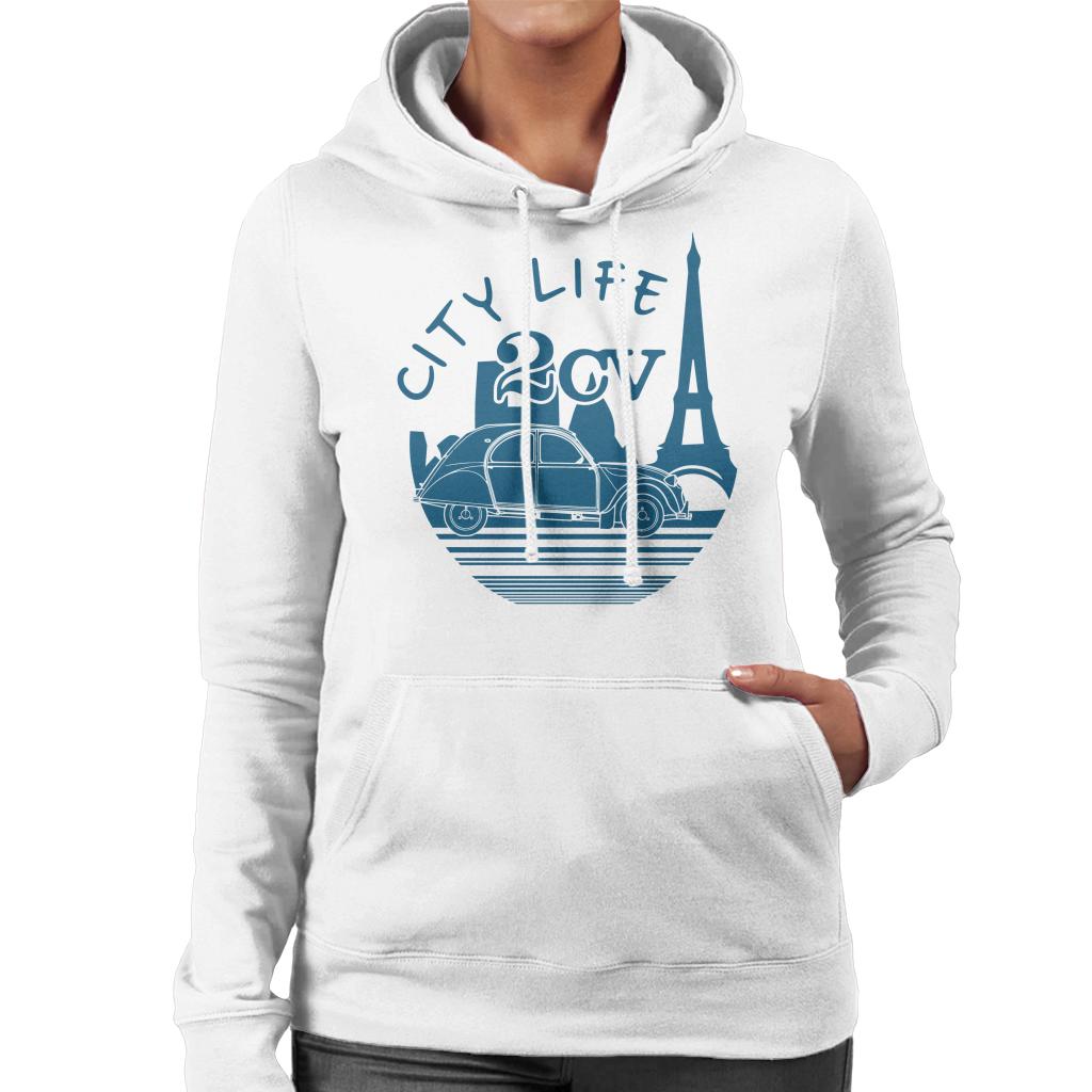 Citroën 2CV City Life Paris For Light Women's Hooded product image 4
