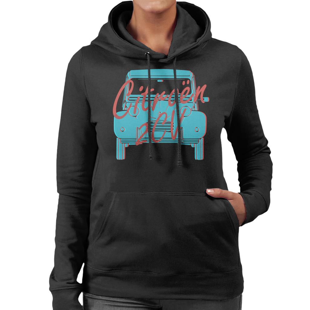 Citroën 2CV Graphic Style Women's Hooded Sweatshirt product image 1
