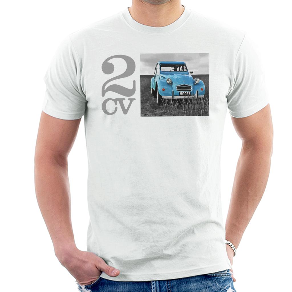 Citroën 2CV Meadow Photo Men's T-Shirt product image 4
