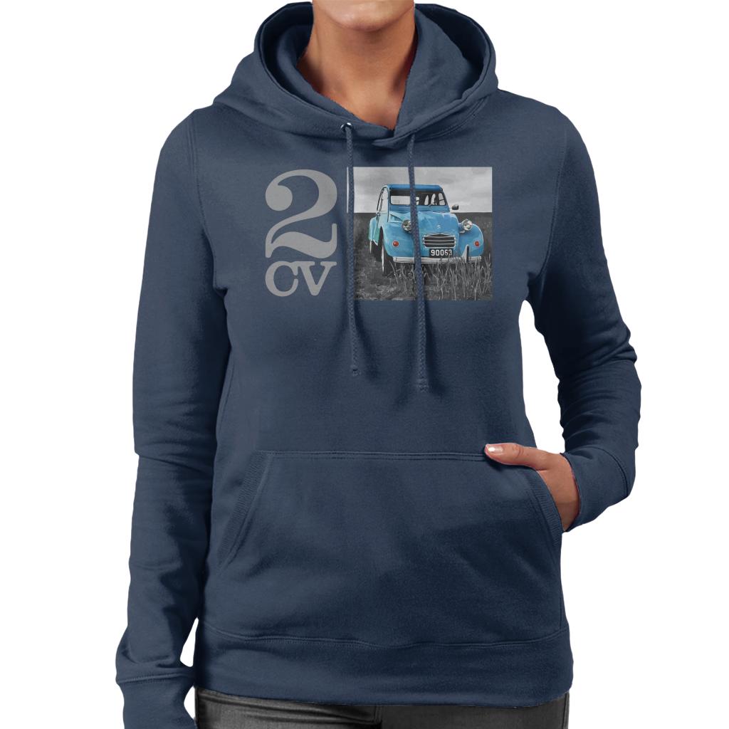 Citroën 2CV Meadow Photo Women's Hooded Sweatshirt product image 6