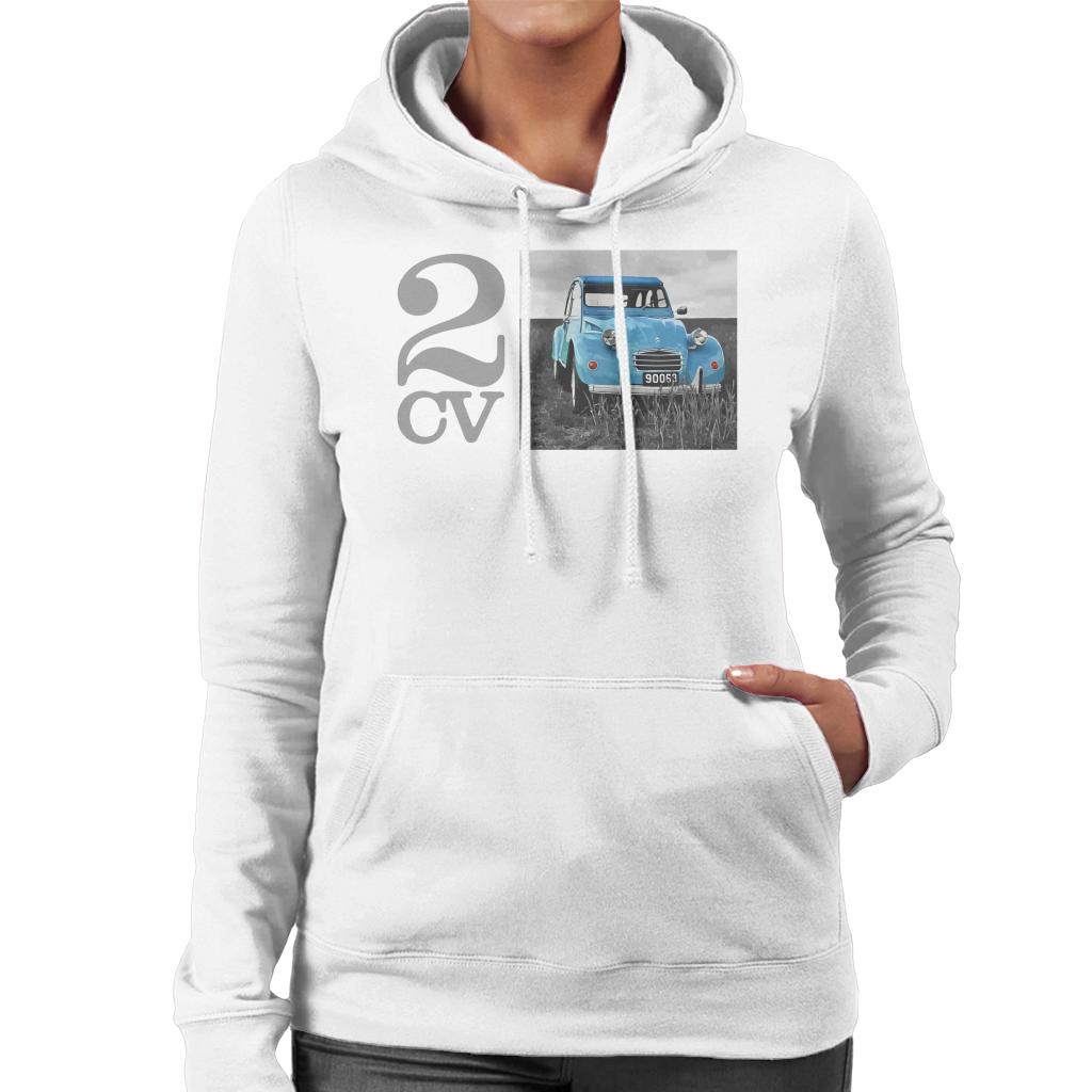 Citroën 2CV Meadow Photo Women's Hooded Sweatshirt product image 4