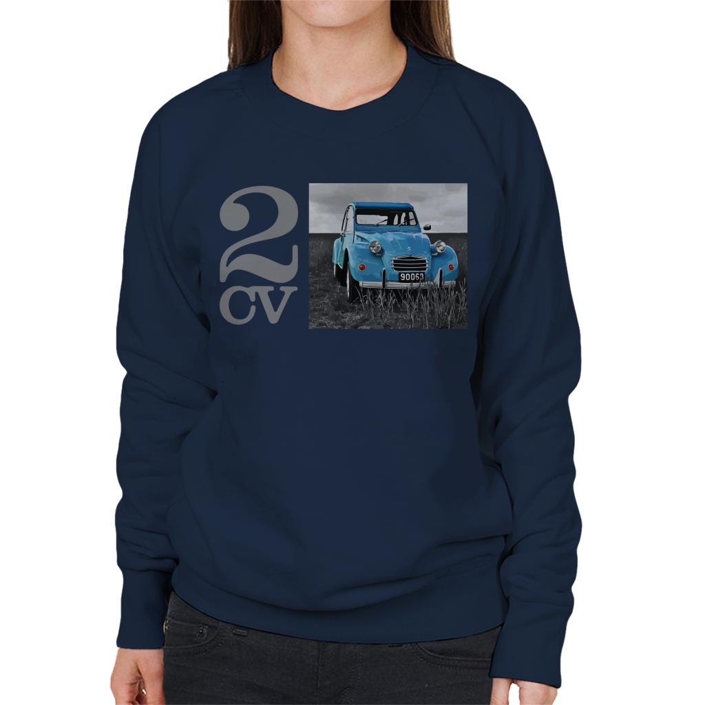 Citroën 2CV Meadow Photo Women's Sweatshirt product image 6
