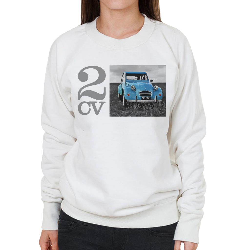 Citroën 2CV Meadow Photo Women's Sweatshirt product image 4