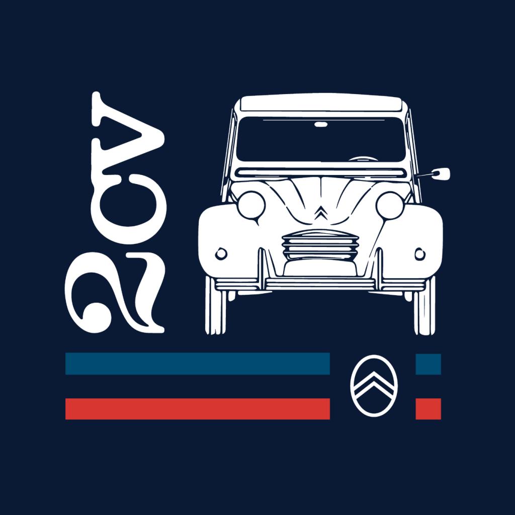 Citroën White 2CV Racing Stripes Women's T-Shirt product image 7