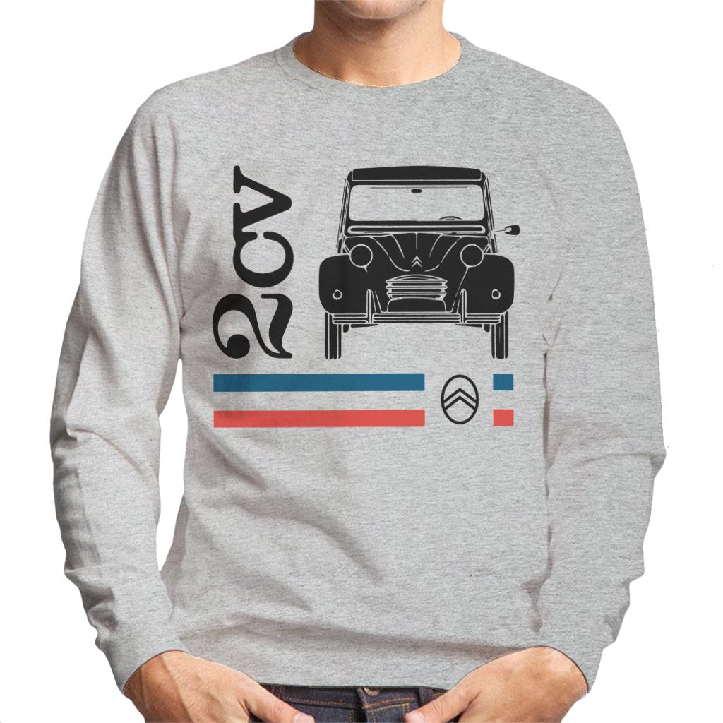 Citroën Black 2CV Racing Stripes Men's Sweatshirt product image 1