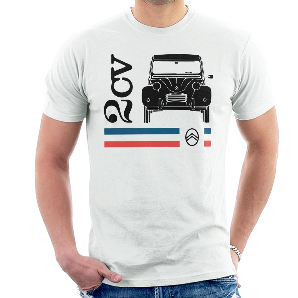 Citroën Black 2CV Racing Stripes Men's T-Shirt product image 4