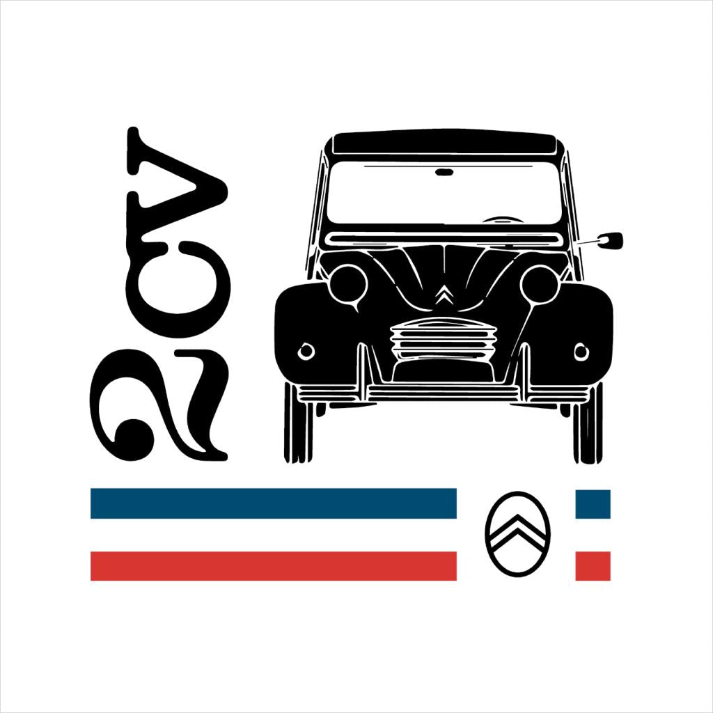 Citroën Black 2CV Racing Stripes Men's Hooded Sweatshirt product image 5