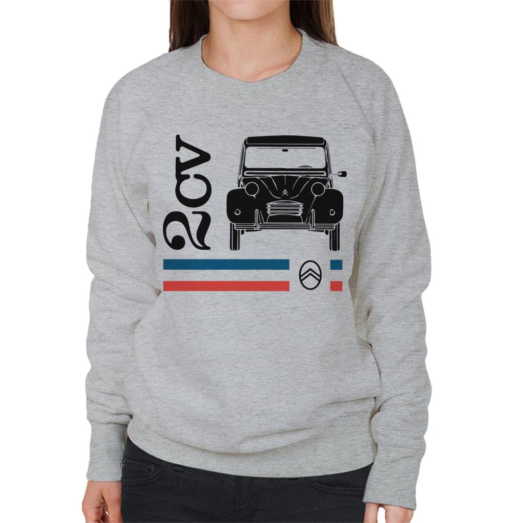 Citroën Black 2CV Racing Stripes Women's Sweatshirt product image 1