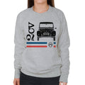 Citroën Black 2CV Racing Stripes Women's Sweatshirt product image 1