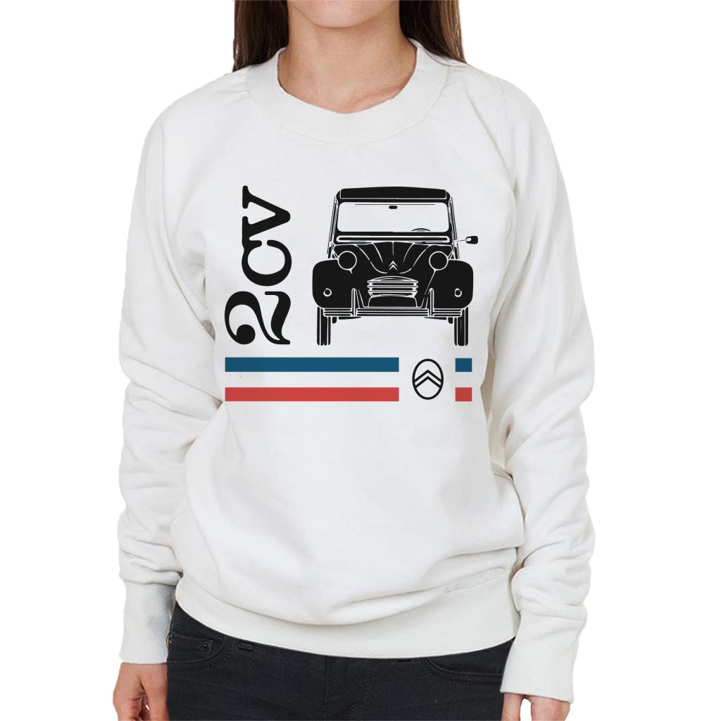 Citroën Black 2CV Racing Stripes Women's Sweatshirt product image 4