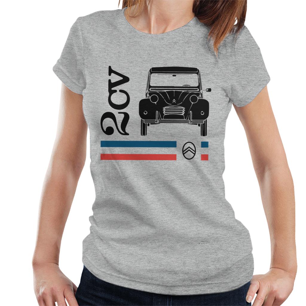 Citroën Black 2CV Racing Stripes Women's T-Shirt product image 1