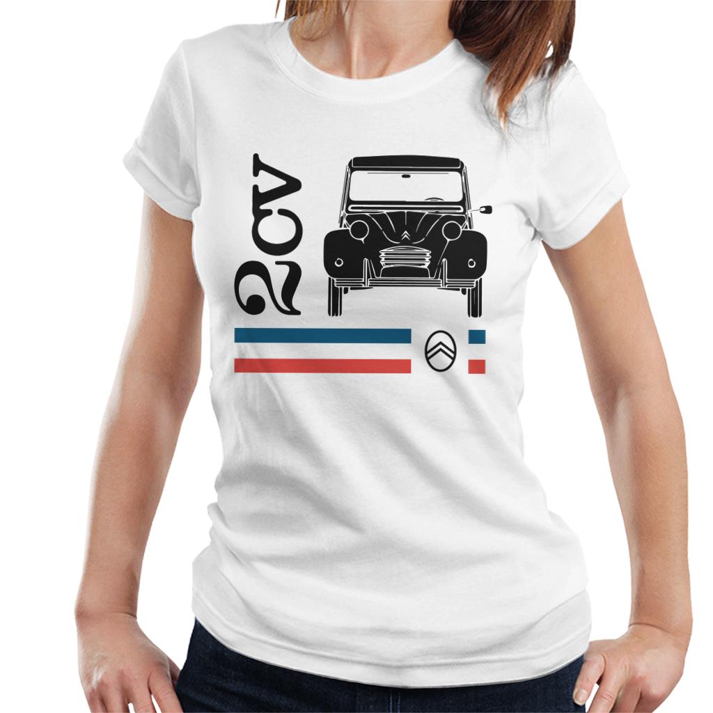 Citroën Black 2CV Racing Stripes Women's T-Shirt product image 4