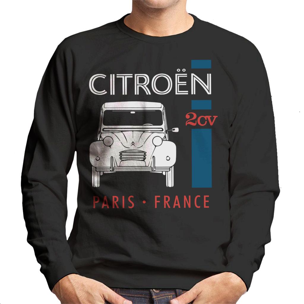 Citroën White 2CV Paris France Single Stripe Men's product image 1