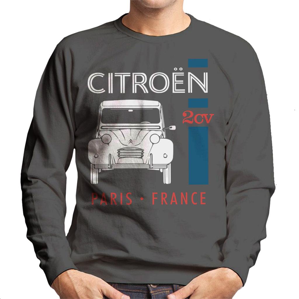 Citroën White 2CV Paris France Single Stripe Men's product image 4