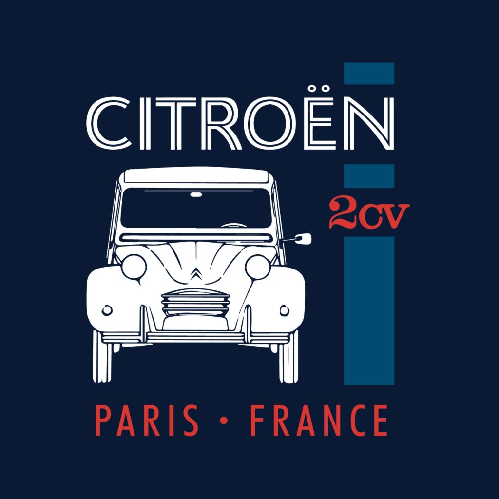 Citroën White 2CV Paris France Single Stripe Women's T-Shirt product image 7