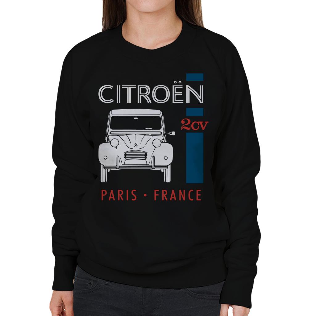 Citroën White 2CV Paris France Single Stripe Women's product image 1