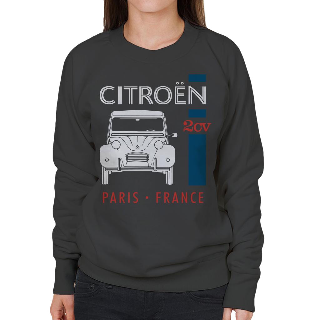 Citroën White 2CV Paris France Single Stripe Women's product image 4
