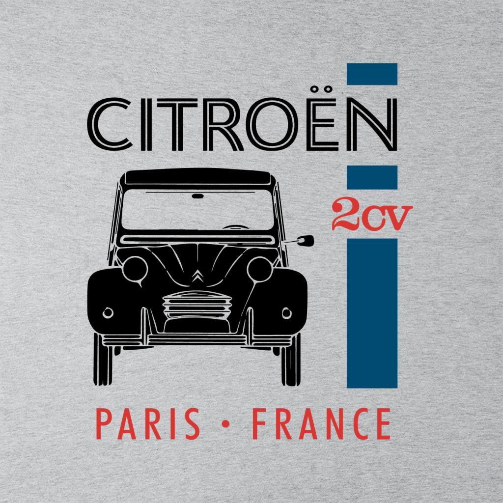 Citroën Black 2CV Paris France Single Stripe Women's Hooded product image 2