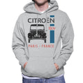 Citroën Black 2CV Paris France Single Stripe Men's Hooded product image 1