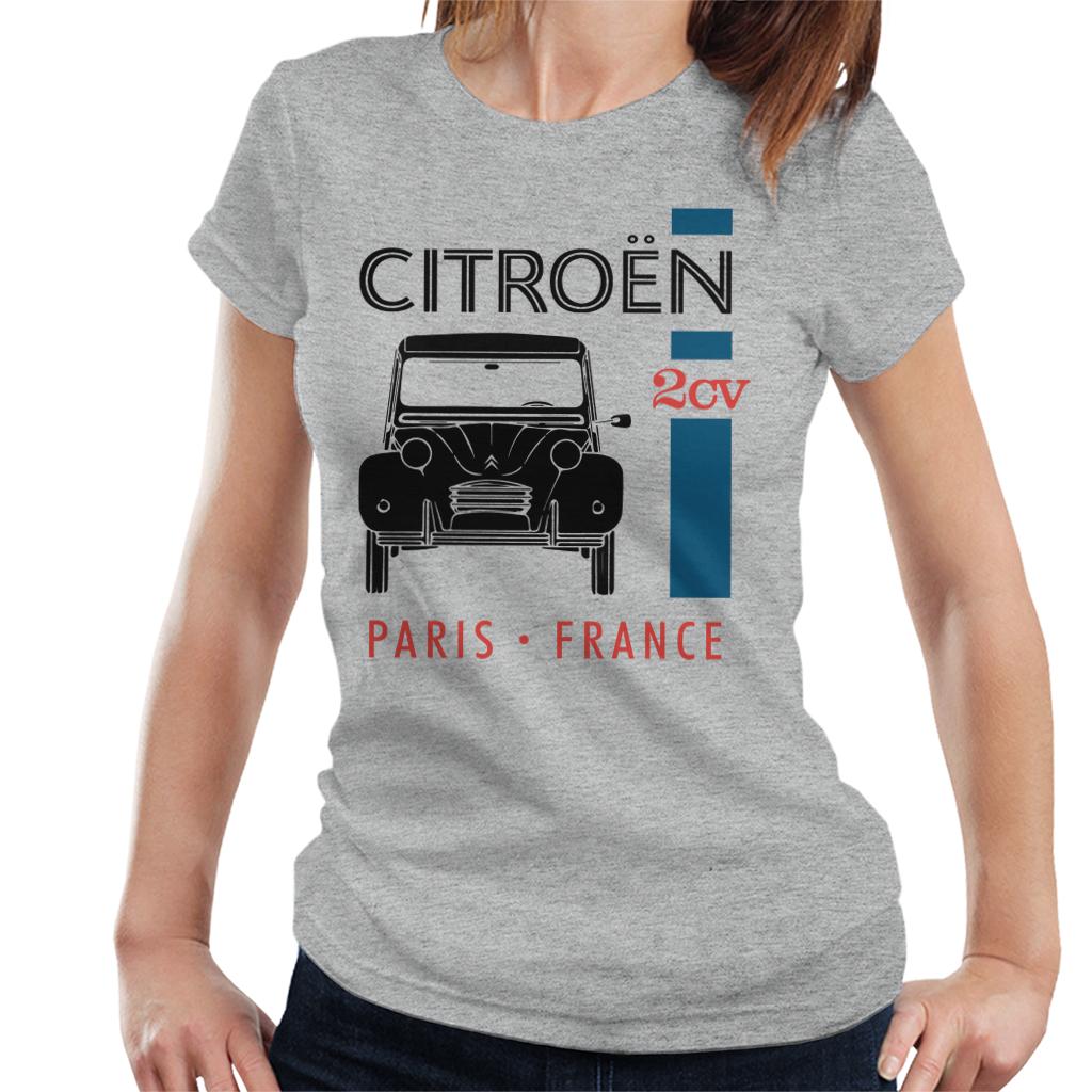 Citroën Black 2CV Paris France Single Stripe Women's T-Shirt product image 1