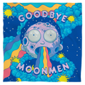Rick and Morty Goodbye Moon Men - Bandana
