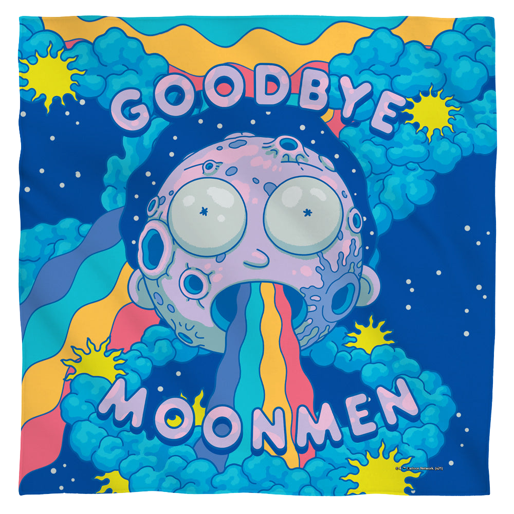 Rick and Morty Goodbye Moon Men - Bandana
