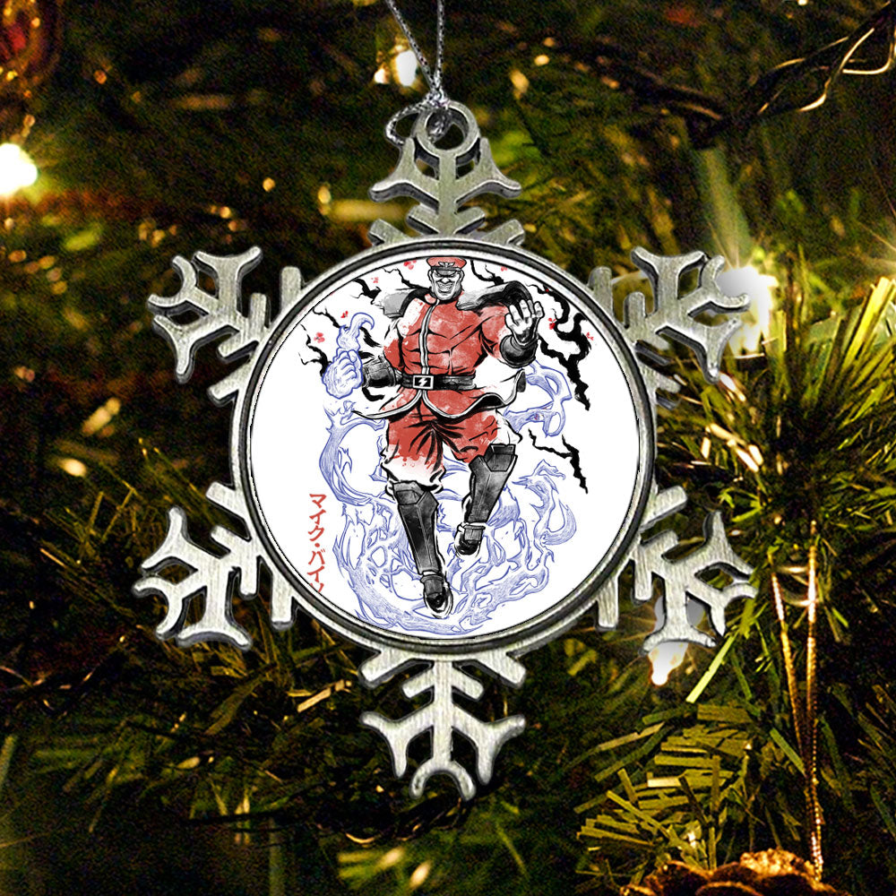 Crimson Dictator Sumi-e - Ornament product image 1