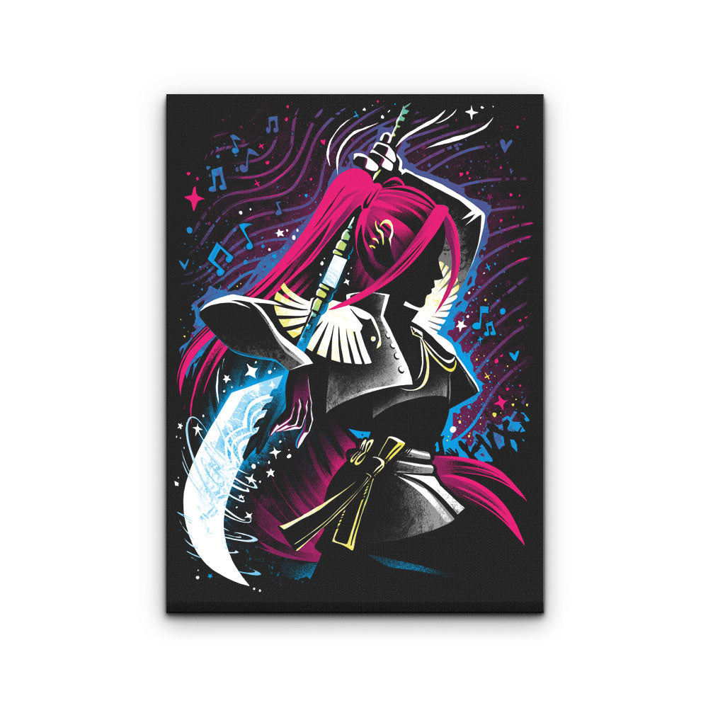 Crimson Moon - Canvas Print