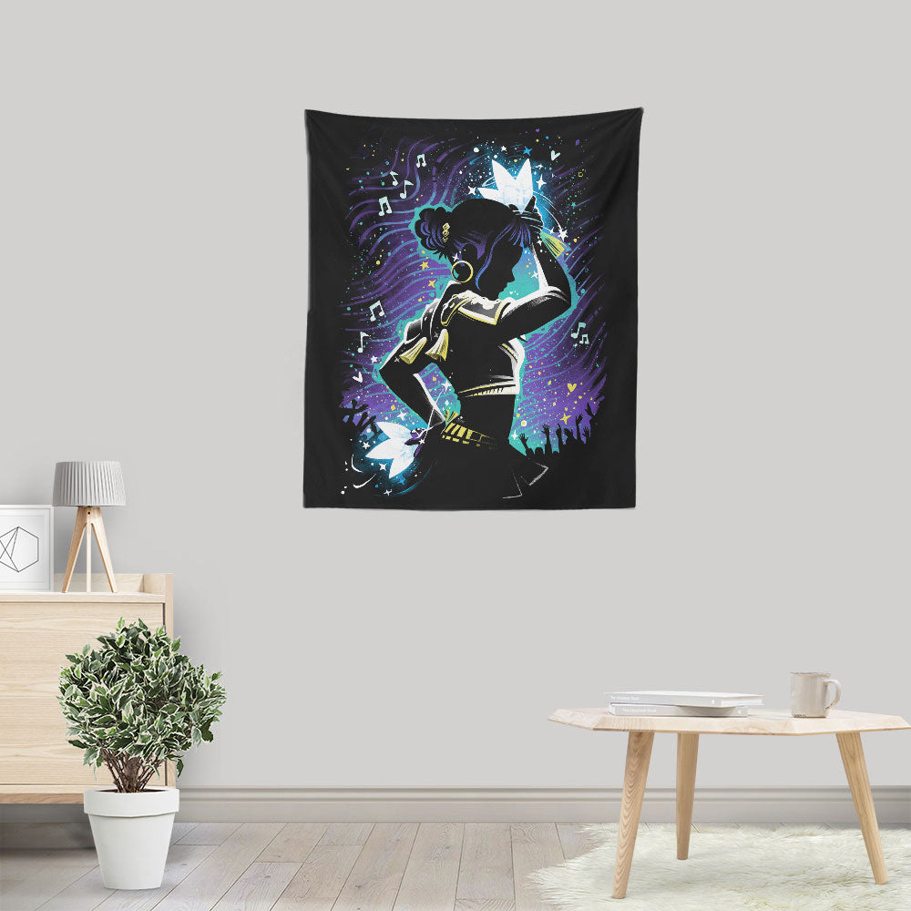 Crowned Idol - Wall Tapestry