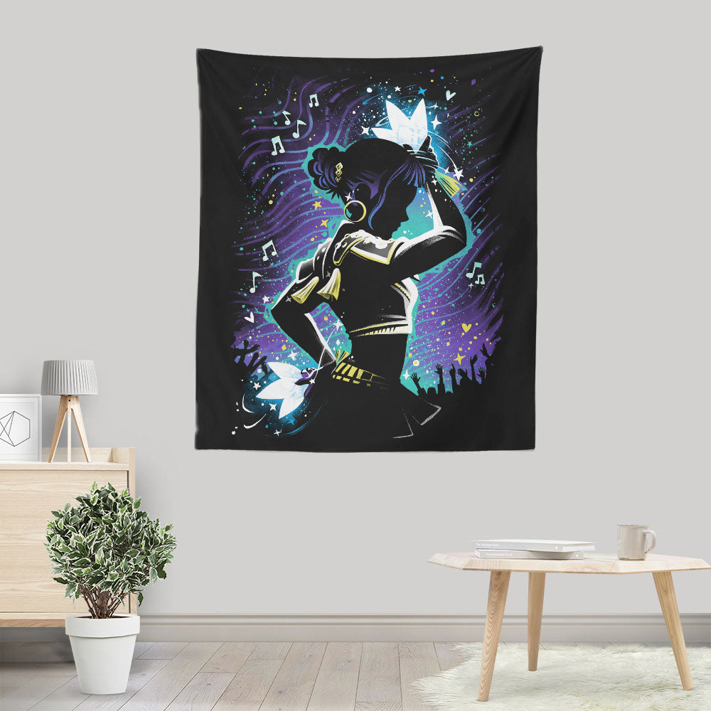 Crowned Idol - Wall Tapestry