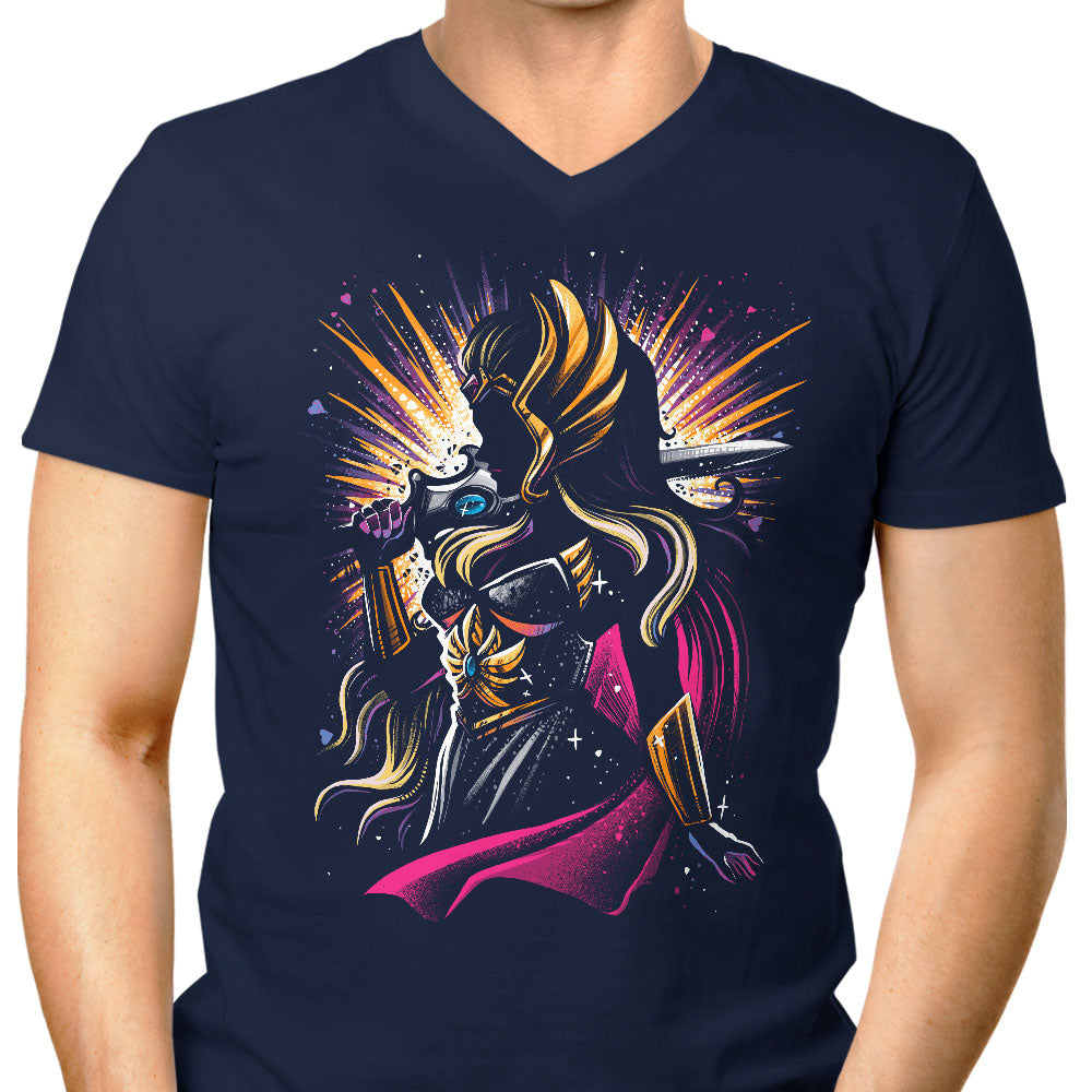 Crowned in Light - Men's V-Neck product image 3