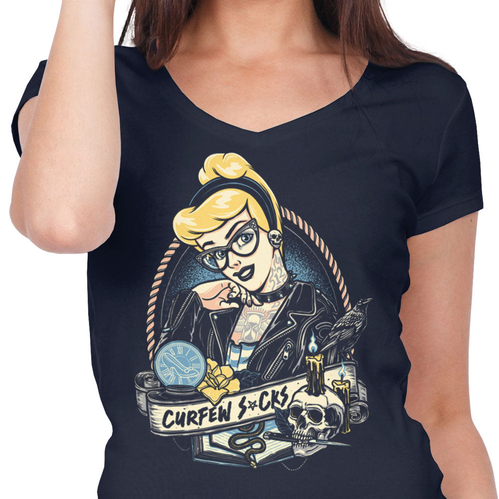 Curfew Sucks - Women's V-Neck product image 5