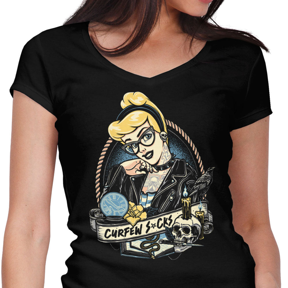 Curfew Sucks - Women's V-Neck product image 1