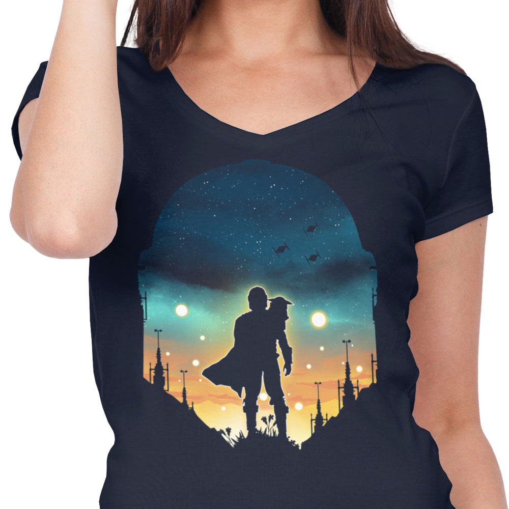 Djarin Sunset - Women's V-Neck product image 5