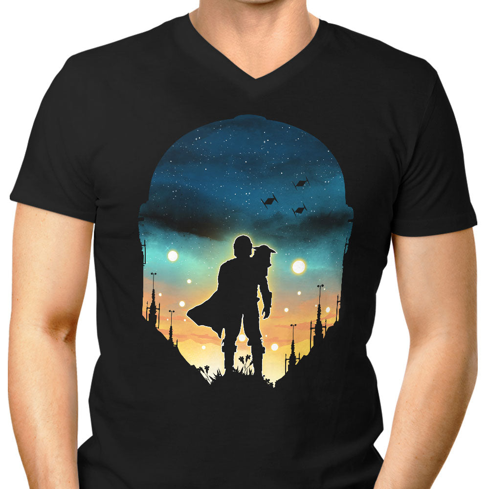 Djarin Sunset - Men's V-Neck product image 1