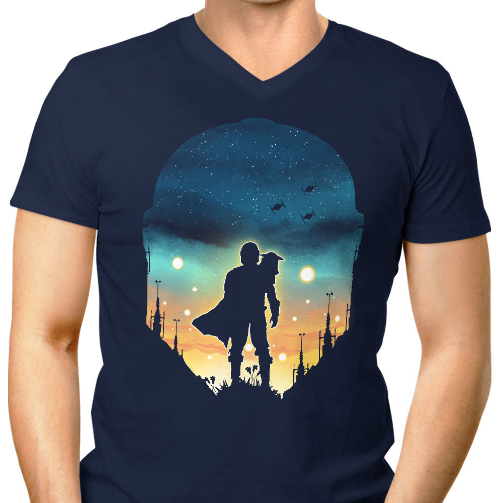 Djarin Sunset - Men's V-Neck product image 3