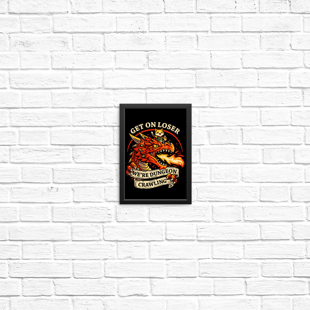 Dungeon Crawling Dragon - Posters & Prints