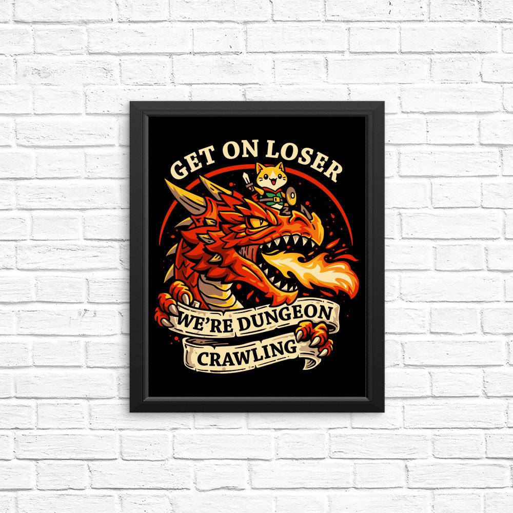 Dungeon Crawling Dragon - Posters & Prints