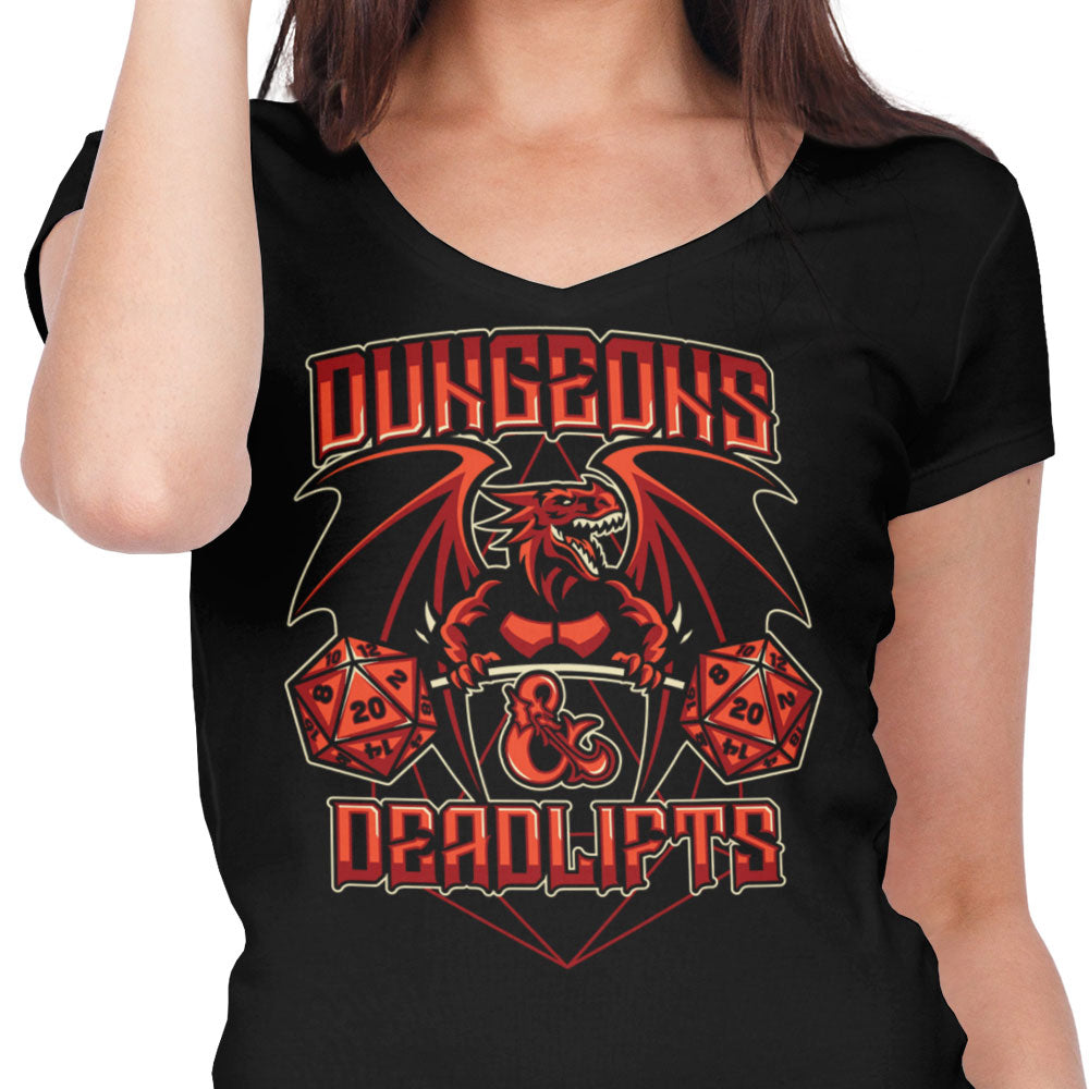 Dungeons and Deadlifts - Women's V-Neck product image 4