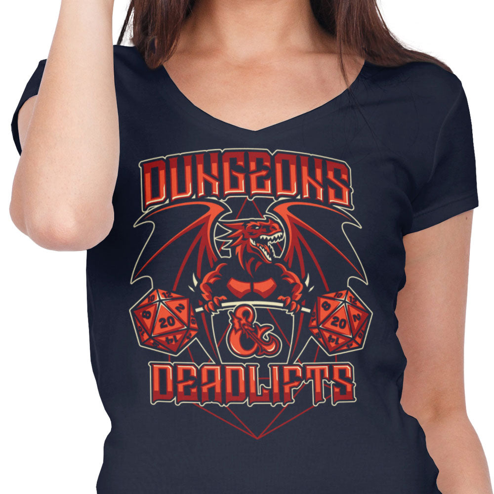 Dungeons and Deadlifts - Women's V-Neck product image 5