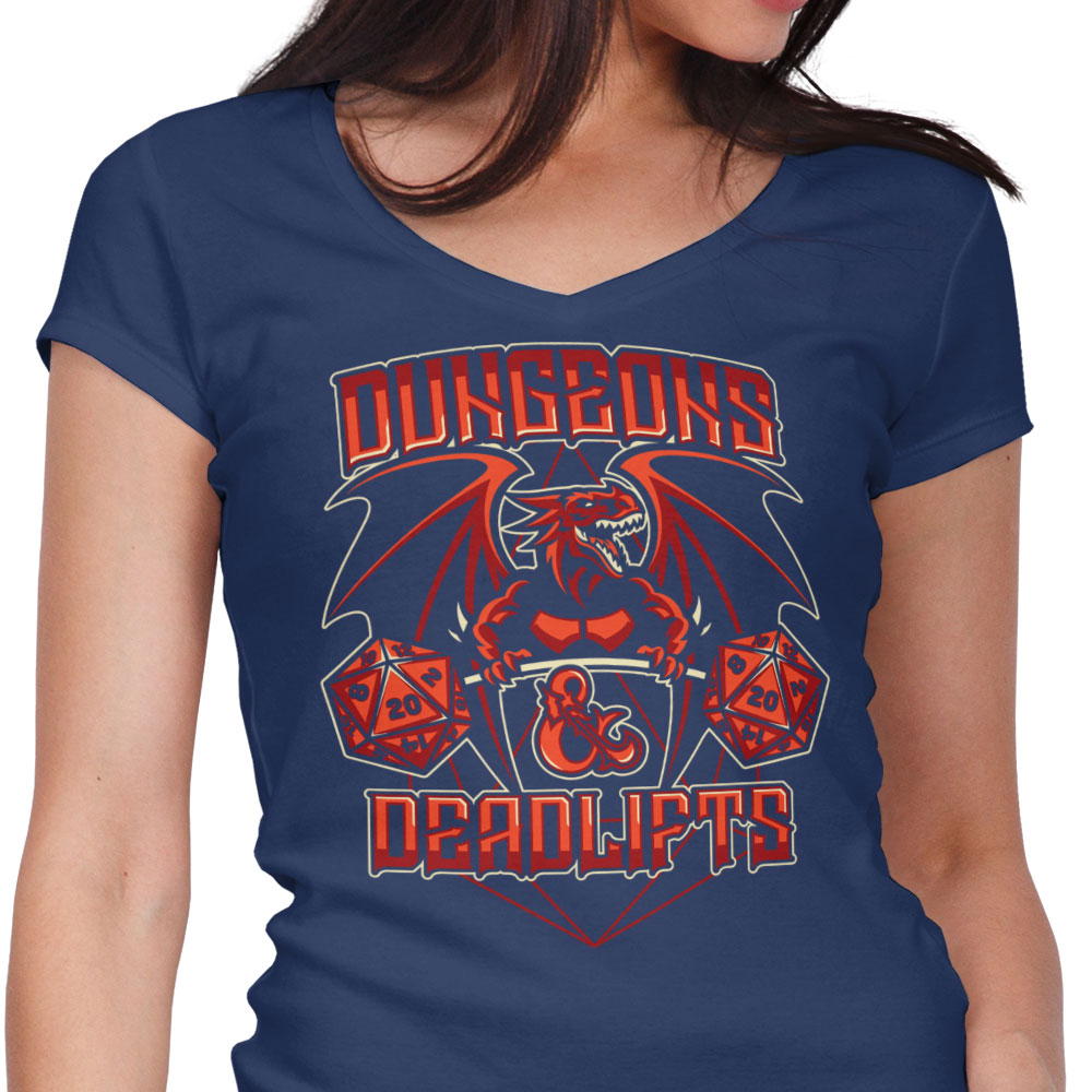 Dungeons and Deadlifts - Women's V-Neck product image 3